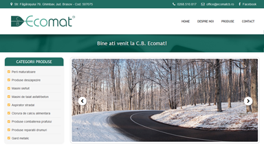Web Design Brasov Ecomat