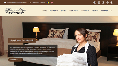 Web Design Brasov Pensiunea Flori de Mar