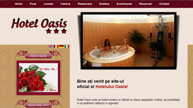 Web Design Brasov Hotel Oasis