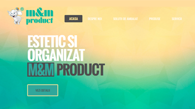 Web Design Brasov M&M Product