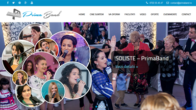 Web Design Brasov Prima Band