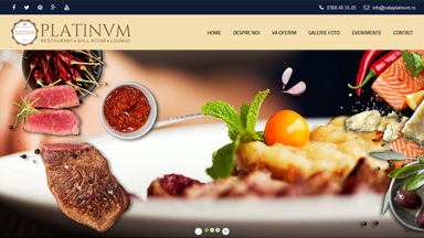 Web Design Brasov Restaurant Platinum