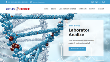 Web Design Brasov Ritus Biotec