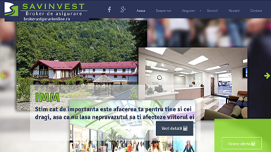 Web Design Brasov Savinvest